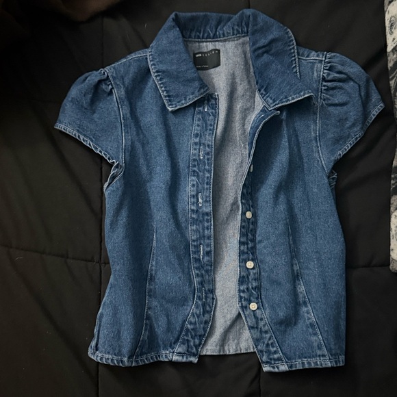 ASOS Tops - ASOS Blue Denim Button Down Shirt